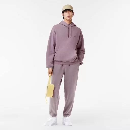 Lacoste Sweatshirts-Loose Fit Cotton Fleece Jogger Hoodie