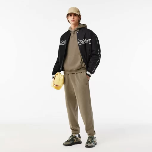 Lacoste Sweatshirts-Loose Fit Cotton Fleece Jogger Hoodie