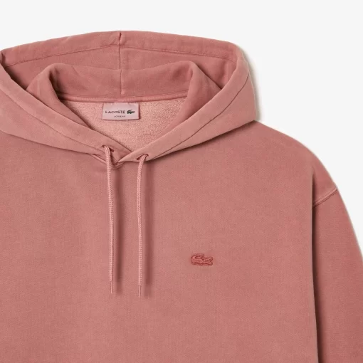 Lacoste Sweatshirts-Loose Fit Cotton Fleece Jogger Hoodie