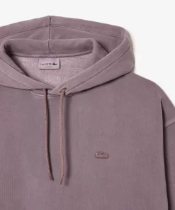 Lacoste Sweatshirts-Loose Fit Cotton Fleece Jogger Hoodie