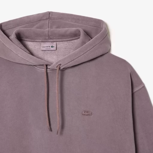 Lacoste Sweatshirts-Loose Fit Cotton Fleece Jogger Hoodie