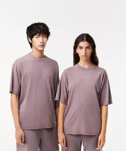 Lacoste T-Shirts-Loose Fit Cotton Jersey T-Shirt