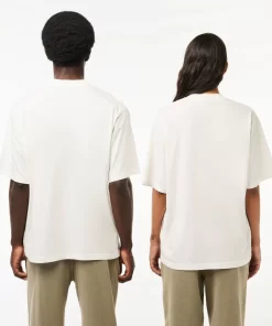 Lacoste T-Shirts-Loose Fit Cotton Jersey T-Shirt