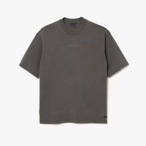 Lacoste T-Shirts-Loose Fit Cotton Jersey T-Shirt