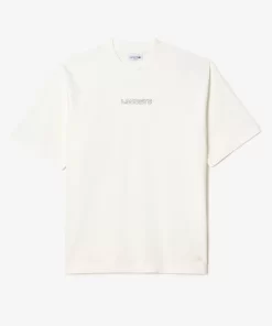 Lacoste T-Shirts-Loose Fit Cotton Jersey T-Shirt