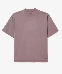 Lacoste T-Shirts-Loose Fit Cotton Jersey T-Shirt