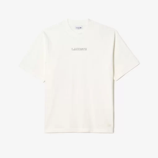 Lacoste T-Shirts-Loose Fit Cotton Jersey T-Shirt