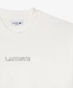 Lacoste T-Shirts-Loose Fit Cotton Jersey T-Shirt