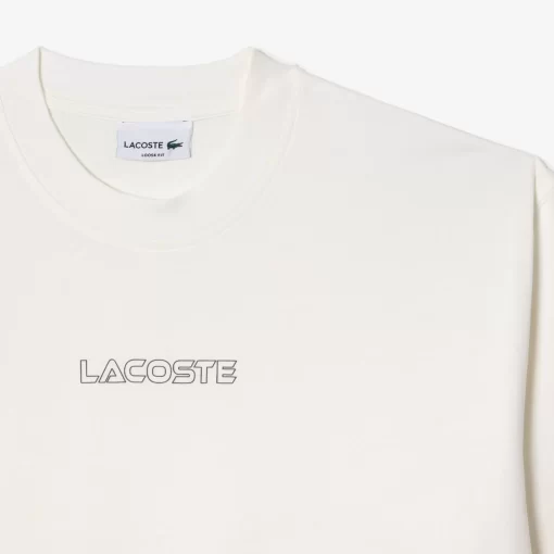 Lacoste T-Shirts-Loose Fit Cotton Jersey T-Shirt