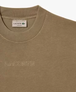 Lacoste T-Shirts-Loose Fit Cotton Jersey T-Shirt