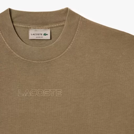 Lacoste T-Shirts-Loose Fit Cotton Jersey T-Shirt