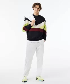 Lacoste Sweatshirts-Loose Fit Double Sided Colourblock Sweatshirt