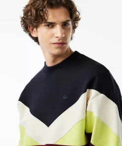 Lacoste Sweatshirts-Loose Fit Double Sided Colourblock Sweatshirt