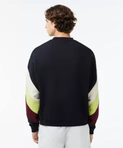 Lacoste Sweatshirts-Loose Fit Double Sided Colourblock Sweatshirt