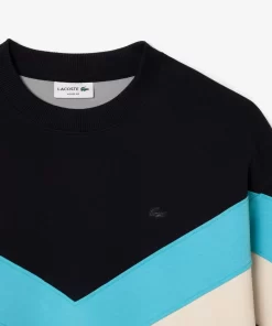 Lacoste Sweatshirts-Loose Fit Double Sided Colourblock Sweatshirt