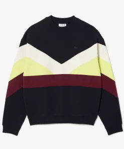 Lacoste Sweatshirts-Loose Fit Double Sided Colourblock Sweatshirt