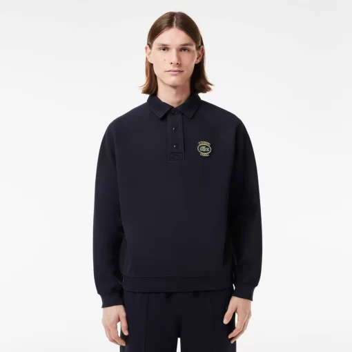 Lacoste Tracksuits-Loose Fit Pique Jogger Sweatshirt