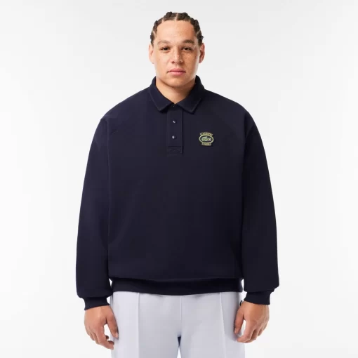 Lacoste Tracksuits-Loose Fit Pique Jogger Sweatshirt