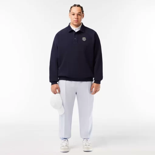 Lacoste Tracksuits-Loose Fit Pique Jogger Sweatshirt