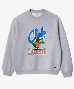 Lacoste Sweatshirts-Loose Fit Raglan Sleeve Jogger Sweatshirt