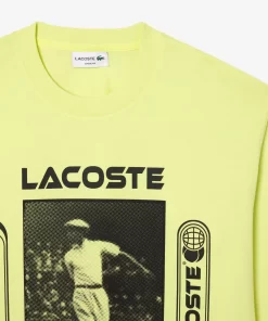 Lacoste T-Shirts-Loose Fit T-Shirt With Rene Print