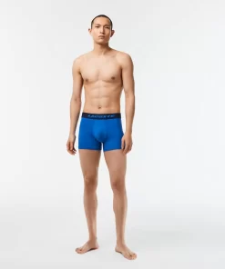 Lacoste Underwear & Lounge Wear-Men'S 3-Pack Microfiber Print Trunks