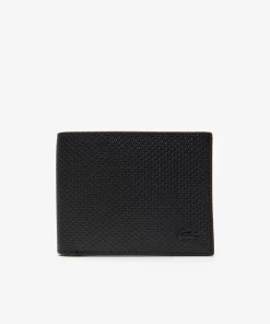 Lacoste Wallets & Small Leather Goods-Men'S Chantaco Embossed Pique Leather 3 Card Wallet