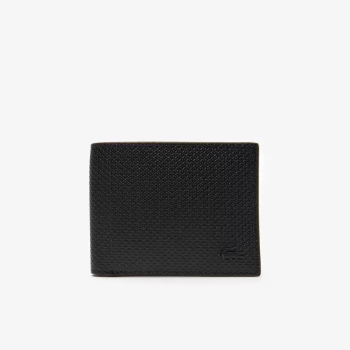 Lacoste Wallets & Small Leather Goods-Men'S Chantaco Embossed Pique Leather 3 Card Wallet