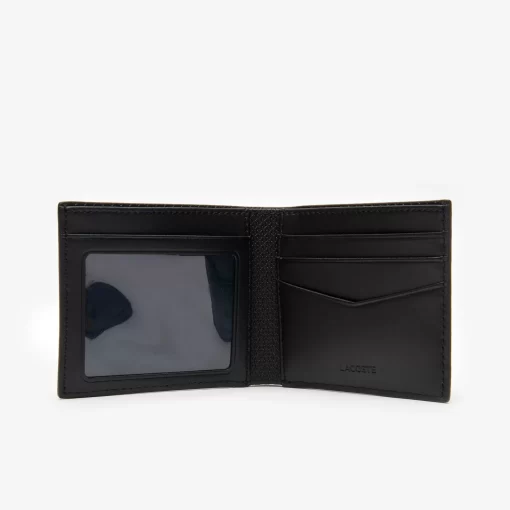 Lacoste Wallets & Small Leather Goods-Men'S Chantaco Embossed Pique Leather 3 Card Wallet