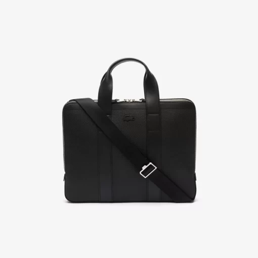 Lacoste Business & Laptop Bags-Men'S Chantaco Pique Leather Extra Slim Computer Bag