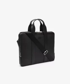 Lacoste Business & Laptop Bags-Men'S Chantaco Pique Leather Extra Slim Computer Bag