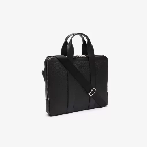 Lacoste Business & Laptop Bags-Men'S Chantaco Pique Leather Extra Slim Computer Bag