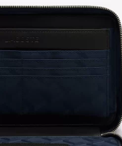 Lacoste Wallets & Small Leather Goods-Men'S Chantaco Pique Leather Zip Pouch