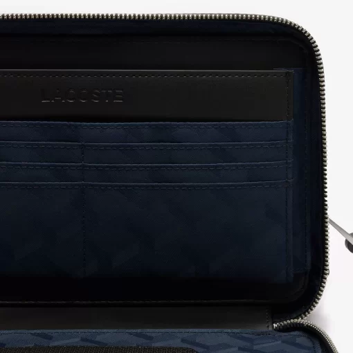 Lacoste Wallets & Small Leather Goods-Men'S Chantaco Pique Leather Zip Pouch