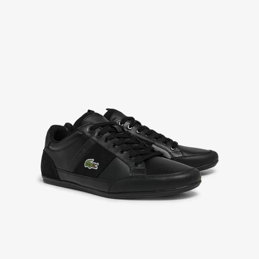 Lacoste Sneakers-Men'S Chaymon Bl Leather And Synthetic Tonal Trainers