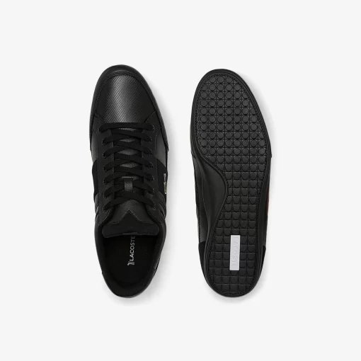 Lacoste Sneakers-Men'S Chaymon Bl Leather And Synthetic Tonal Trainers