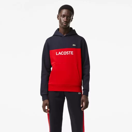 Lacoste Sweatshirts-Men'S Classic Fit Branded Colourblock Hoodie