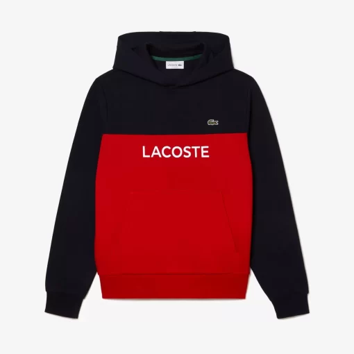 Lacoste Sweatshirts-Men'S Classic Fit Branded Colourblock Hoodie