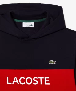 Lacoste Sweatshirts-Men'S Classic Fit Branded Colourblock Hoodie