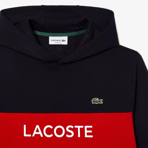 Lacoste Sweatshirts-Men'S Classic Fit Branded Colourblock Hoodie