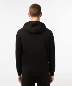 Lacoste Sweatshirts-Men'S Classic Fit Zipped Jogger Hoodie With Brand Stripes