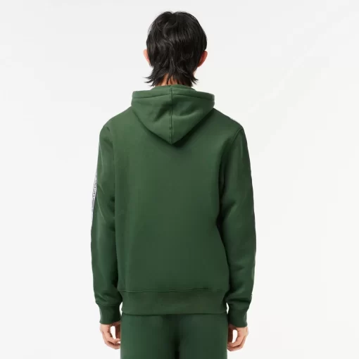 Lacoste Sweatshirts-Men'S Classic Fit Zipped Jogger Hoodie With Brand Stripes