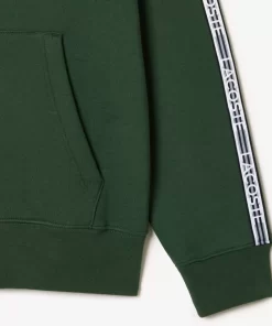 Lacoste Sweatshirts-Men'S Classic Fit Zipped Jogger Hoodie With Brand Stripes