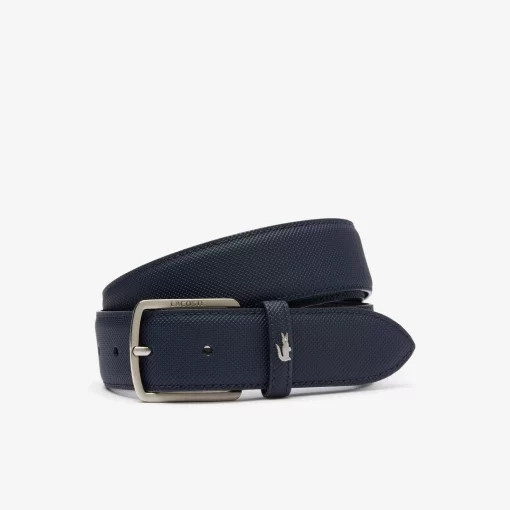 Lacoste Belts-Men'S Classic Pique Effect Canvas Belt