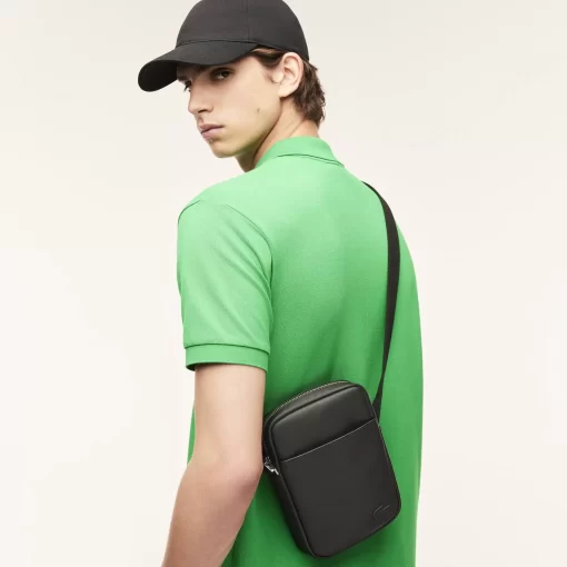 Lacoste Vertical Bags-Men'S Classic Pique Effect Vertical Satchel