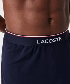 Lacoste Underwear & Lounge Wear-Men'S Colourblock Stretch Cotton Long Pyjama Set