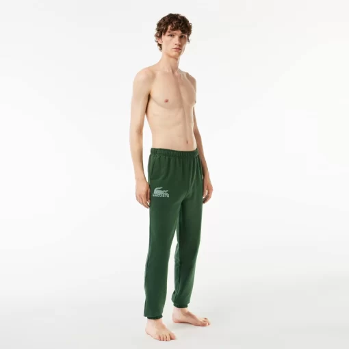 Lacoste Underwear & Lounge Wear-Men'S Cotton Fleece Blend Indoor Joggers