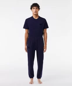 Lacoste Underwear & Lounge Wear-Men'S Cotton Fleece Blend Indoor Joggers