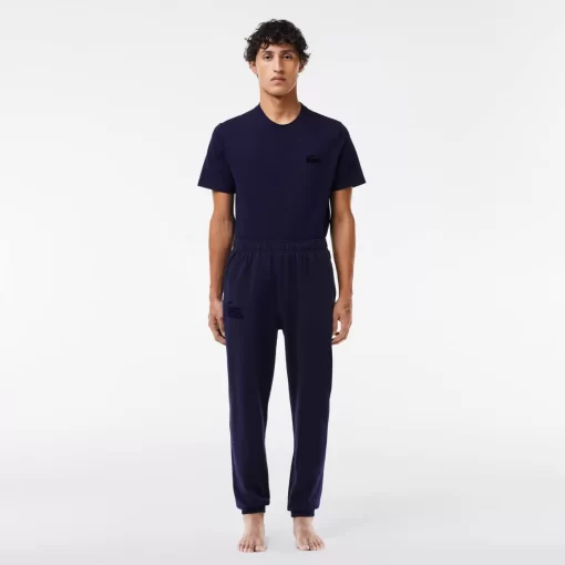 Lacoste Underwear & Lounge Wear-Men'S Cotton Fleece Blend Indoor Joggers