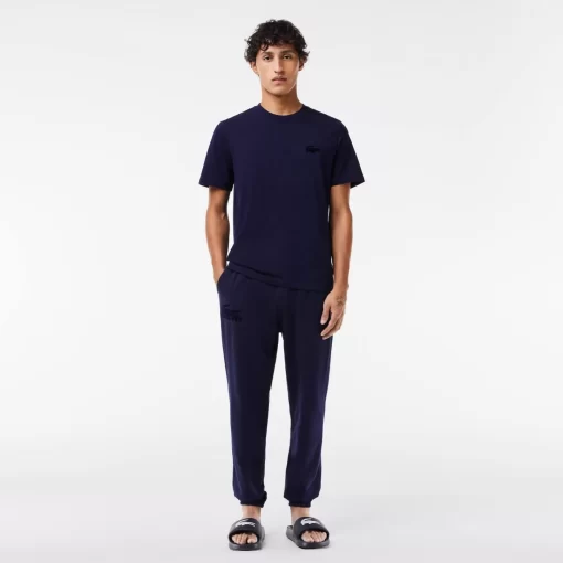 Lacoste Underwear & Lounge Wear-Men'S Cotton Fleece Blend Indoor Joggers